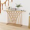 Costway 48&#x27;&#x27; Console Table Modern Accent Entryway Table Long Behind Couch Table